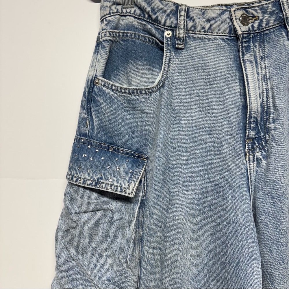 ✨Forever 21 Cargo Jeans Size 29 - Picture 7 of 16